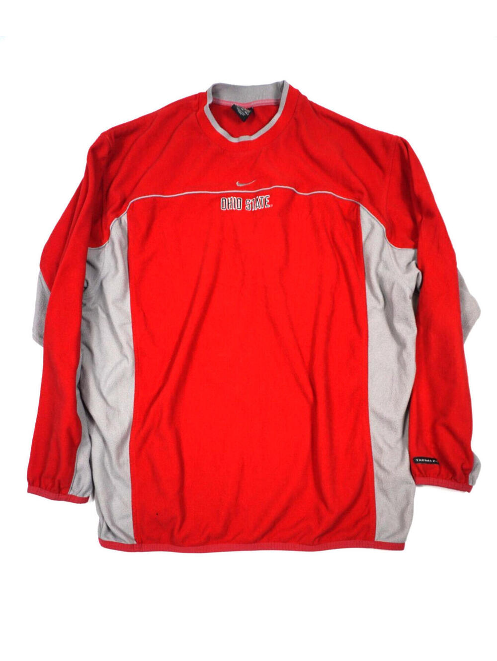 Vintage Nike Team Ohio State Buckeyes  Long Sleeve XL Mens Fleece Centre Swoosh